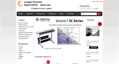Desktop Screenshot of largeformatspecialist.com